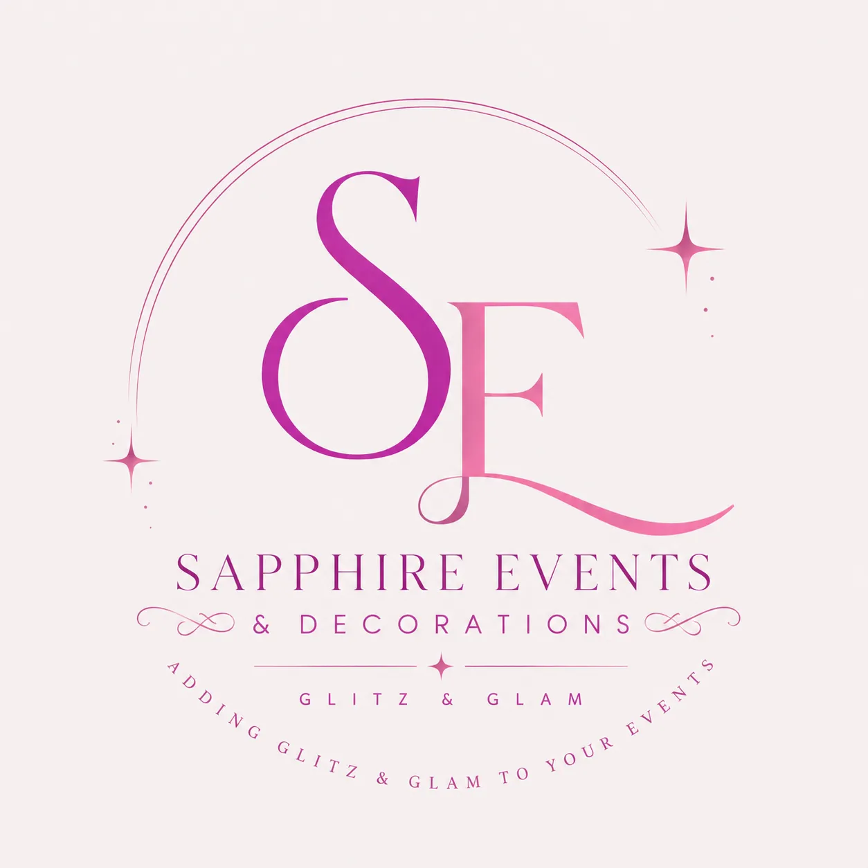 Sapphire Events & Decorations logo